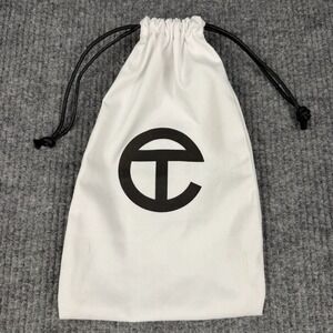 Telfar Dust Bag White Logo Drawstring Storage Pouch Accessory Bag